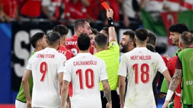 مباراة تركيا والتشيك الأشرس في تاريخ اليورو.. 20 بطاقة حمراء وصفراء