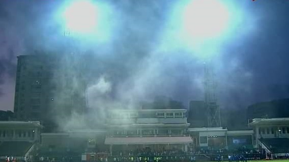 حريق باستاد الإسكندرية يؤجل مباراة بيراميدز وسموحة في الدوري المصري