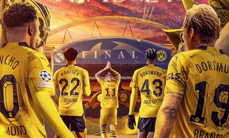 نهائي دوري الأبطال: بروسيا دورتموند يعلن التشكيل الرسمي.. وإيمري تشان القائد