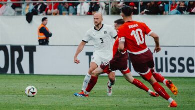 سويسرا والنمسا يتعادلان 1-1 وديا استعدادا لكأس أوروبا