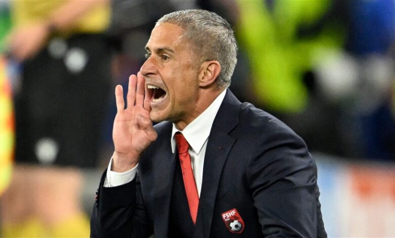 مدرب ألبانيا: إيطاليا فريق قوي جدا وكان يجب أن نلعب أمامه بشكل أفضل