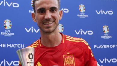 فابيان رويز أفضل لاعب في مباراة إسبانيا وكرواتيا