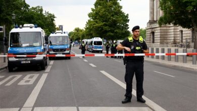 إغلاق منطقة للمشجعين في برلين بسبب حقيبة مشبوهة