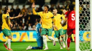 فلسطين تتلقى هزيمة موجعة أمام أسراليا 5-0