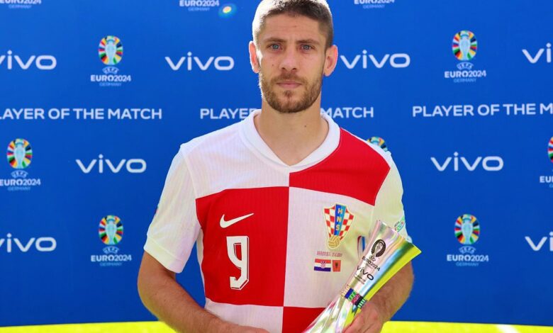 كراماريتش أفضل لاعب بمباراة كرواتيا وألبانيا